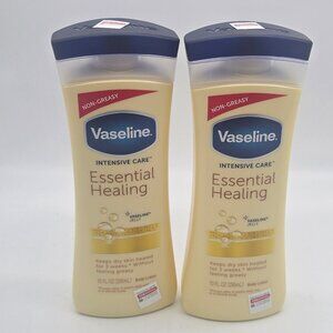 (2) Vaseline Intensive Care Essential Healing Body Lotion 10 fl oz